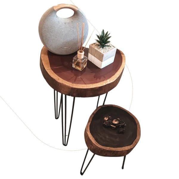 Omosa Kekaone Hand-made Side Tables